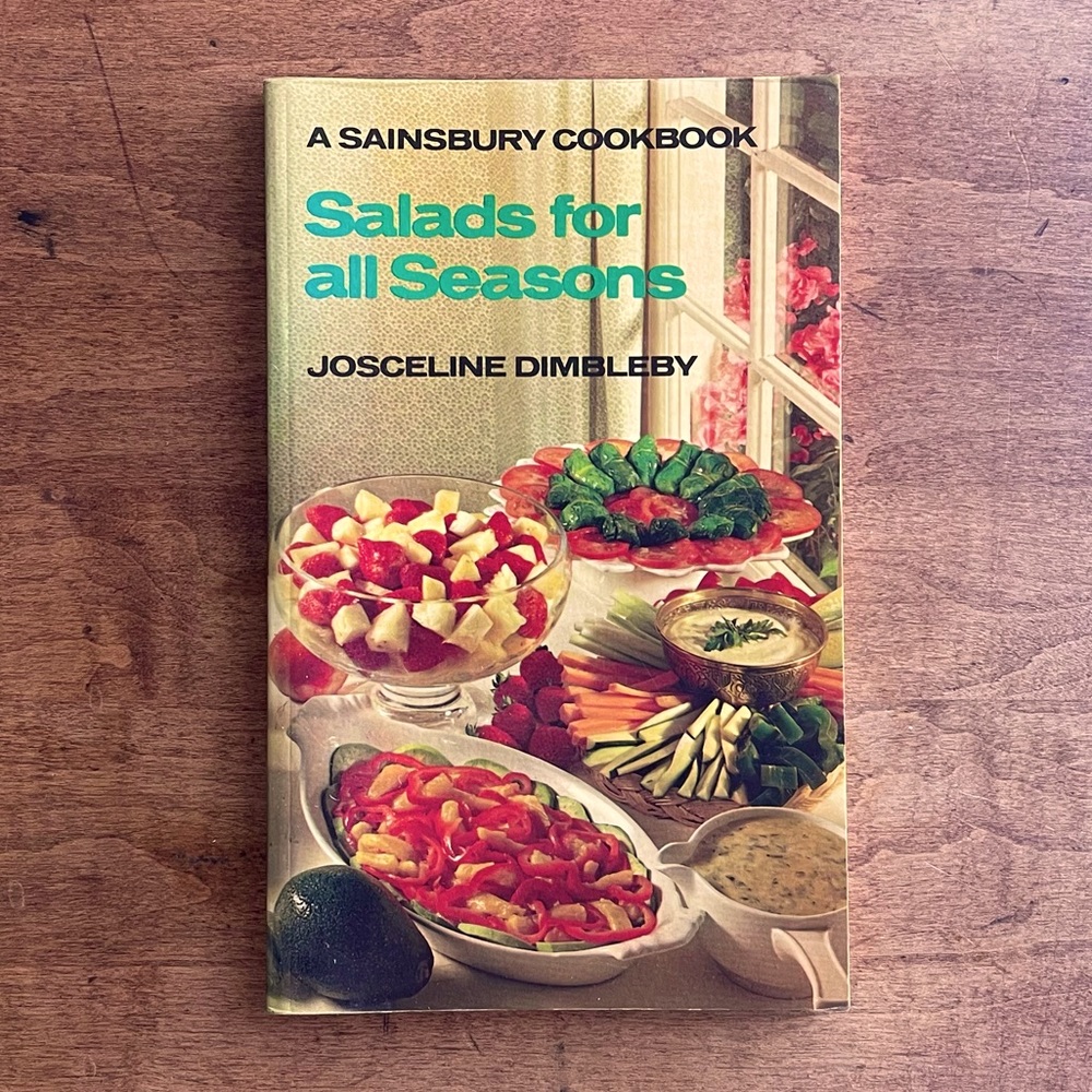 Vintage Paperback Cookbook Salad for all Seasons A Sainsbury Cook Book